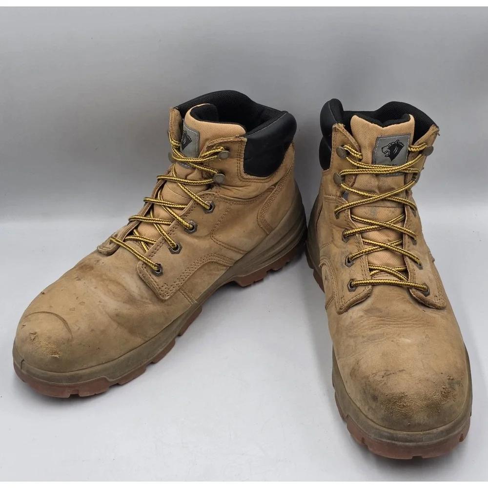Herman Survivors Grizzly Steel Toe Work Boots Men's 10.5W Brown ASTM F2413-18